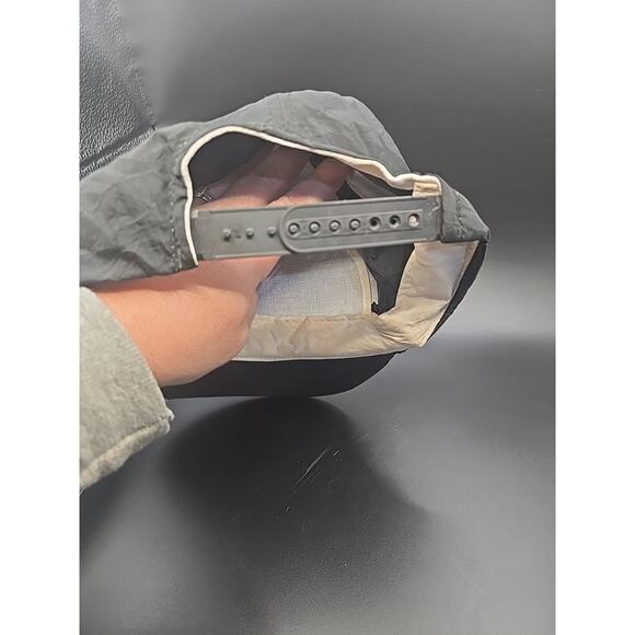 Vintage Jim Beam Nylon Hat Black Red 80s 90s - Picture 3 of 4